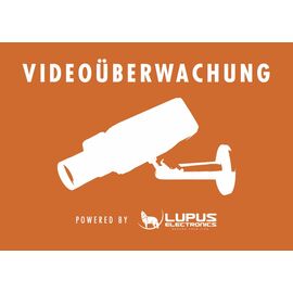 Aufkleber: Achtung Videoüberwachung - 10862