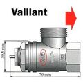 LUPUSEC - Heizkörperadapter für Vaillant-Ventile - 12170